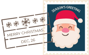 Season's Greeting - Merry Christmas Dec 26